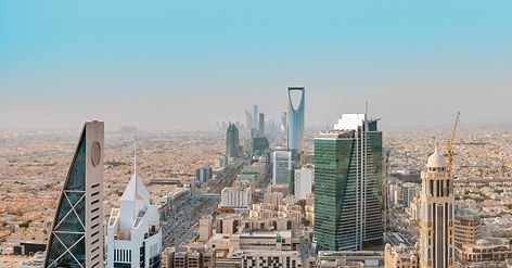 Modern architecture in Riyadh, Saudi Arabia